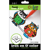 Color My Own Iron-On Art-Owls