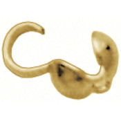 Blue Moon Clamshell Bead Tips 84/Pkg-Gold