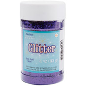 Glitter Shaker 4 Ounces-Purple