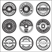 Clear Photopolymer Stamps 4"X4"-Spool Sentiments