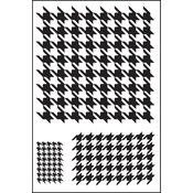 Clear Photopolymer Stamps-Houndstooth Singleton