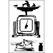 Clear Stamps-Vintage Scale/Balance Singleton