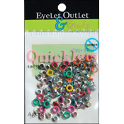 Eyelet Outlet Quicklets Round 84/Pkg-Summer 2