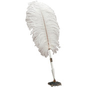 Feather Pen-White