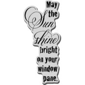 Stampendous Cling Rubber Stamp-May Sun Shine