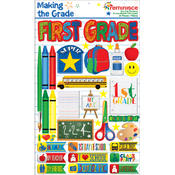 Making The Grade Dimensional Stickers-First Grade