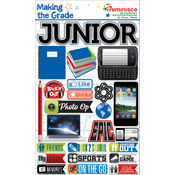 Making The Grade Dimensional Stickers-Junior