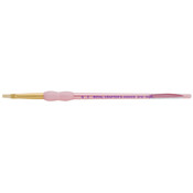 Crafters Choice White Bristle Flat Brush-Size 0