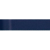 Single Face Satin Ribbon 3/8" Wide 18 Feet-Navy