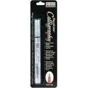 Deco Color Calligraphy Pen-Silver