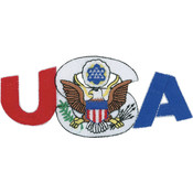 Tees & Novelties Patches For Everyone Iron-On Appliques-USA Eagle 1 Wholesale Bulk