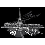 Famous Places Silver Foil Engraving Art Kit 8"X10"