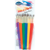 Arts &amp; Crafts Brush Set-12/Pkg