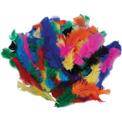 Fluffy Marabou Feathers 34 Grams-Assorted Colors