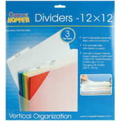 Cropper Hopper Dividers 3/Pkg-Frost 12"X12"