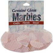 Genuine Glass Marbles 1 Pound-Pink