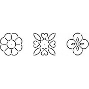 Quilt Stencils-3" C. L. Blocks 4"X15"