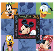 Disney Embossed Postbound Album 12"X12"-Mickey &amp; F