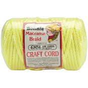 Bonnie Macrame Craft Cord 6mm 100 Yards-Vibrant Ye