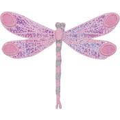 Tees & Novelties Patches For Everyone Iron-On Appliques-Pink Dragon Wholesale Bulk