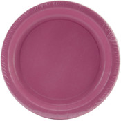 Luncheon Plates 7" 24/Pkg-Candy Pink
