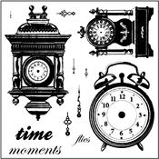 Clear Photopolymer Stamps 4"X4"-Time After Time