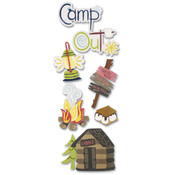 Touch Of Jolee's Dimensional Sticker-Camping