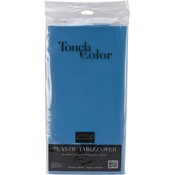 Plastic Tablecover 54"X108"-True Blue