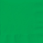 Beverage Napkins 9-7/8"X7-7/8" 50/Pkg-Emerald Gree