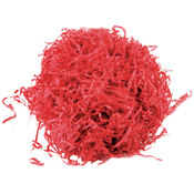 Krinkled Shred Solids 2 Ounces-Flame Red