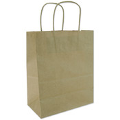 Tinted Kraft Bags XL 13"X15-3/4"X6"-Natural Kraft