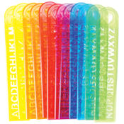 Party Favors 12/Pkg-Alphabet Rulers
