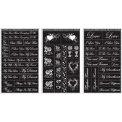 Rub 'n' Etch Glass Etching Stencils 5"X8" 3/Pkg-Ro