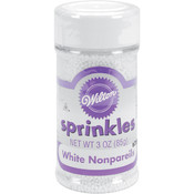 Sprinkles 3 Ounces-White