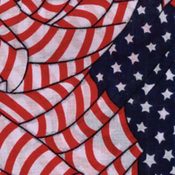 Hav-A-Hank Americana Bandanna 22"X22"-Tossed Ameri
