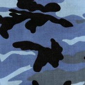 Hav-A-Hank Camouflage Bandanna 22"X22"-Sky Blue