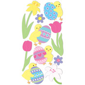 Dimensional Stickers -Easter Chicks/Eggs/Flowers