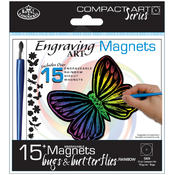 Compact Art Kits-Engraving Art Magnets-Bugs &amp; Butt