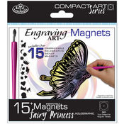 Compact Art Kits-Engraving Art Magnets-Fairy Princ