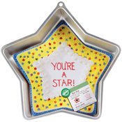Cake Pan Novelty-Star 12-3/4"X12-3/4"X1-7/8"