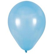 Helium Quality Balloons Round 9" 25/Pkg-Light Blue