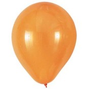 Helium Quality Balloons Round 9" 25/Pkg-Orange