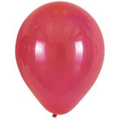 Helium Quality Balloons Round 9" 25/Pkg-Red