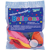 Helium Quality Balloons Round 9" -Assorted Colors