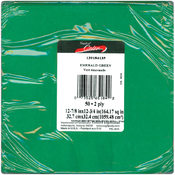 Luncheon Napkins 12-7/8"X12-3/4" 50/Pkg-Emerald Gr