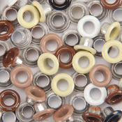 Eyelet Outlet Quicklets Round 84/Pkg-Winter Mix