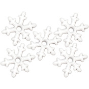 Eyelet Outlet Quicklets-Snowflake 20/Pkg Wholesale Bulk