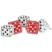 Eyelet Outlet Brads-Dice 12/Pkg Wholesale Bulk