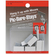 Self-Adhesive Pic-Sure-Stays Picture Hangers 12/Pk