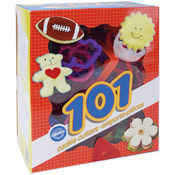 Plastic Cookie Cutters 101/Pkg-Assorted Shapes
